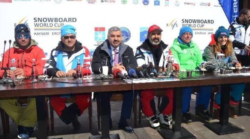 Fıs Snowboard D&uuml;nya Kupası Erciyes&rsquo;te Yapılacak