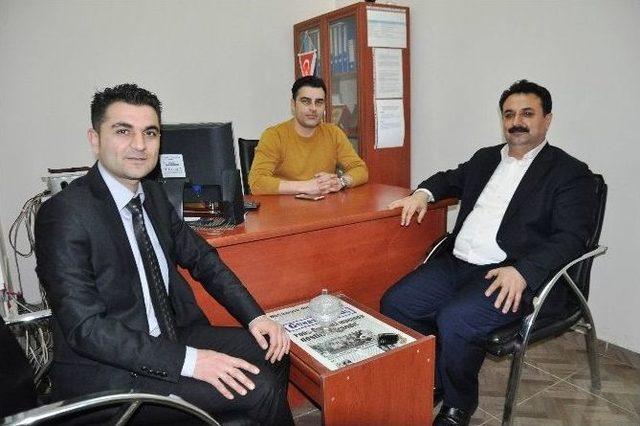 Başkan Solgun’dan Gazetecilere Ziyaret