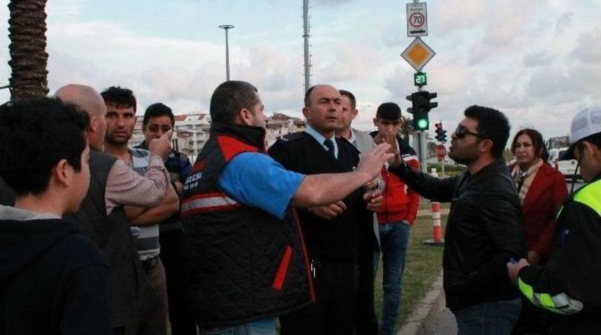 Manavgat’ta Zincirleme Kaza