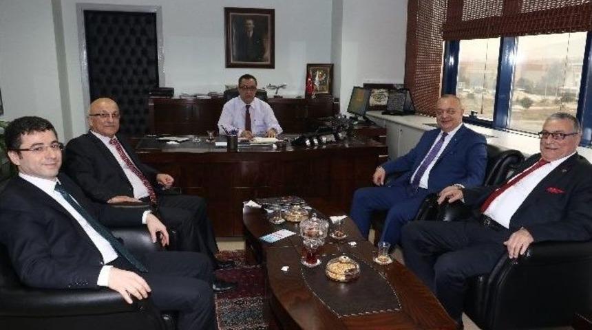 Başkan Erg&uuml;n&rsquo;den İller Bankası&rsquo;na Teşekk&uuml;r Ziyareti