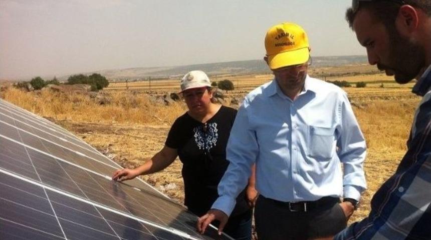 &Ccedil;ift&ccedil;iye G&uuml;neş Enerjisi İle Sulama Desteği