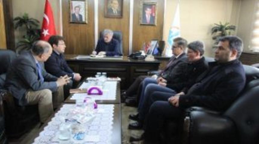 Doğal Taş Fabrikası Proje Ekibinden Başkan Memiş&rsquo;e Ziyaret