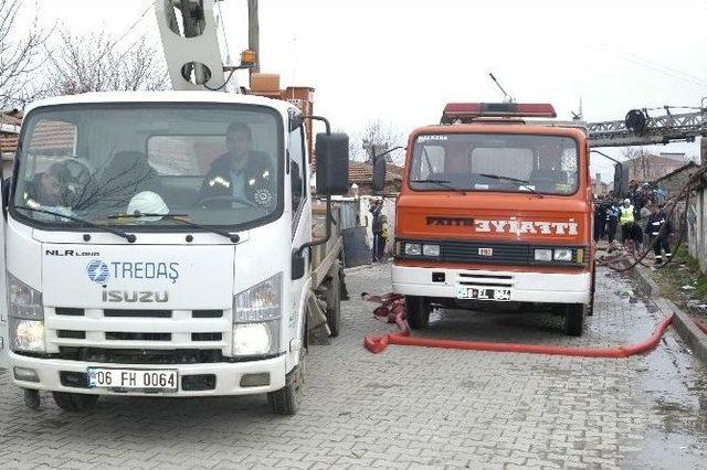 Tekirdağ’da Kahreden Yangın