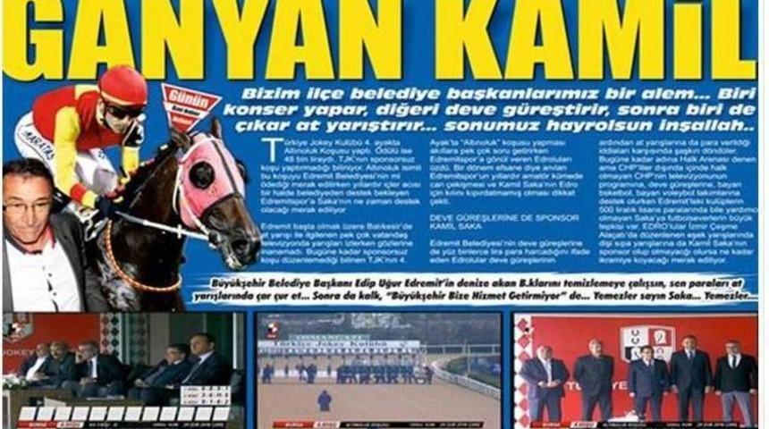 Edremit&rsquo;te &rsquo;ganyan&rsquo; Tartışması