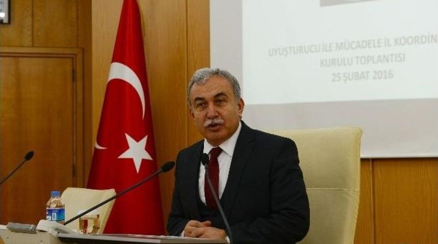 Vali B&uuml;y&uuml;k: "uyuşturucuyla Topyek&uuml;n M&uuml;cadele Edilmeli"