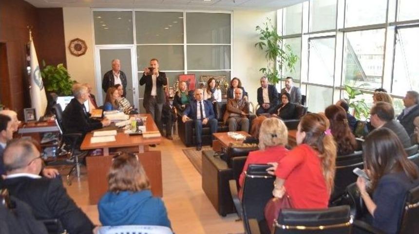 Chp Aydın İl Y&ouml;netiminden S&ouml;ke Ziyareti