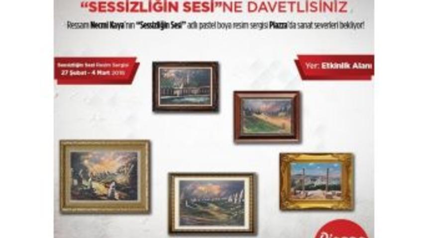 Şanlıurfa Piazza&rsquo;da &ldquo;sesizliğin Sesi&rdquo; Tablolara Yansıdı