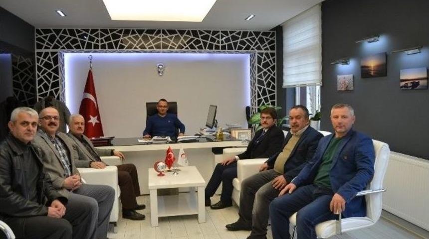 Kızılay&rsquo;dan İl&ccedil;e Protokol&uuml;ne Ziyaret