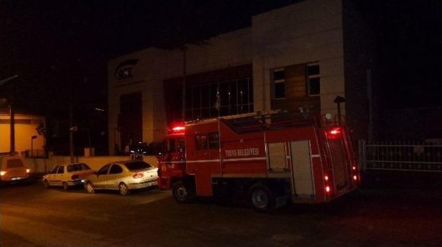 Tosya Sgk Binasında Yangın
