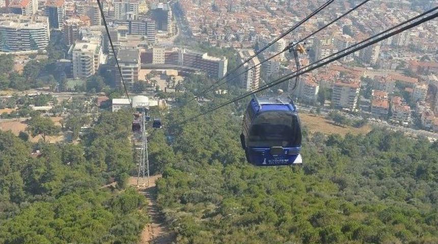 İzmir&rsquo;in Teleferiği Bakıma Giriyor