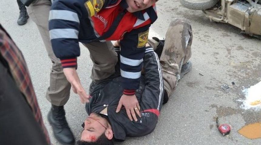 Bursa&rsquo;da Trafik Kazası: 1 Yaralı