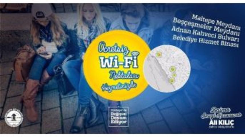 Maltepe Belediyesi&rsquo;nden &Uuml;cretsiz İnternet Hizmeti