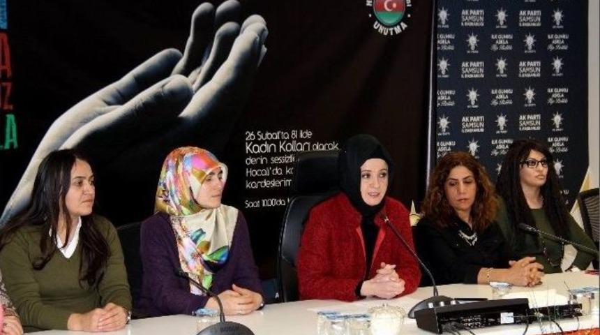 Ak Parti&rsquo;li Kadınlar Hocalı Katliamını Andı