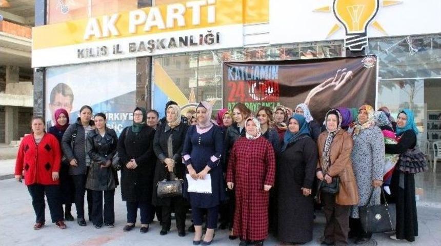 Kilis&rsquo;te, Hocalı Katliamı Protesto Edildi
