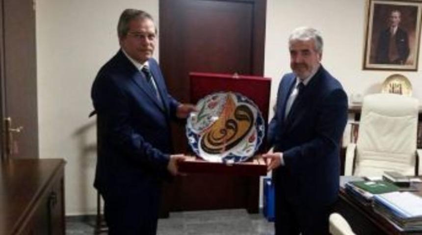 Ali İhsan Ertaş, Diyanet İşleri Başkan Yardımcısı Yılmaz&rsquo;ı Ziyaret Etti