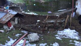 Gülyalı’da Heyelan Riski