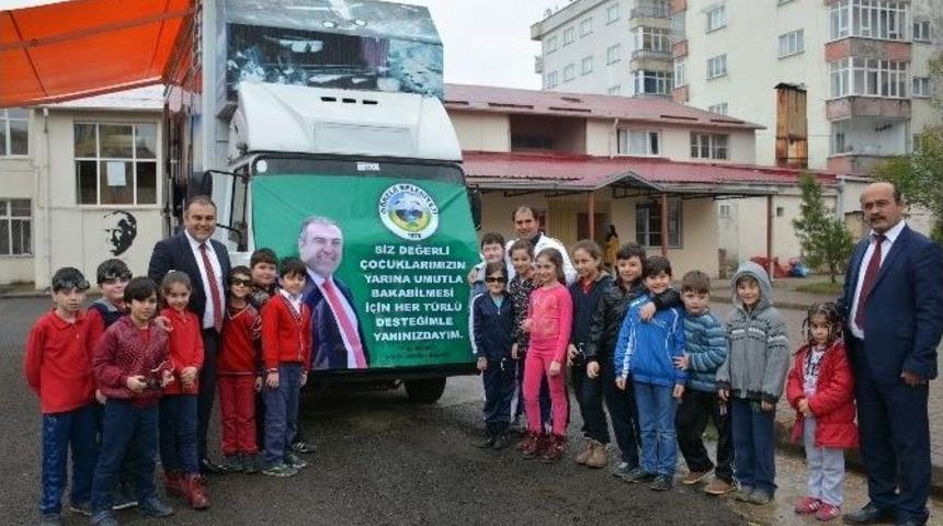 G&ouml;rele Belediyesinden &Ouml;ğrencilere Sinema Keyfi