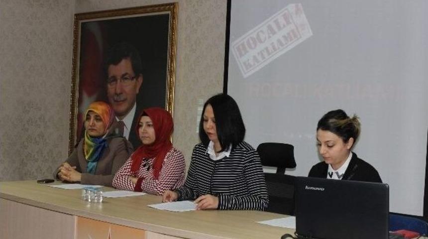 Ak Parti Kadın Kolları Hocalı Katliamını Kınadı
