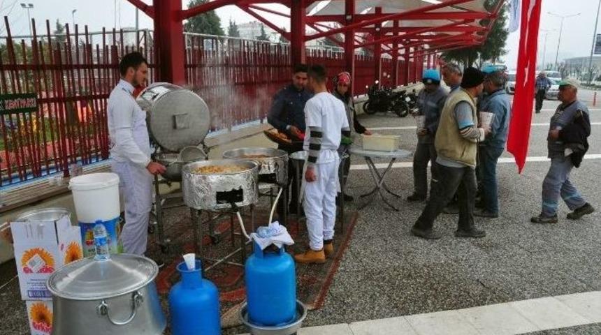 B&uuml;y&uuml;kşehir Personelinden Şehitler Anısına Lokma Hayrı