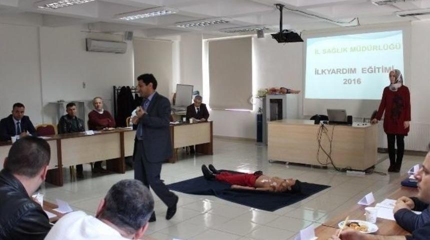 Niğde Belediyesi Personeline İlk Yardım Eğitimi Verildi