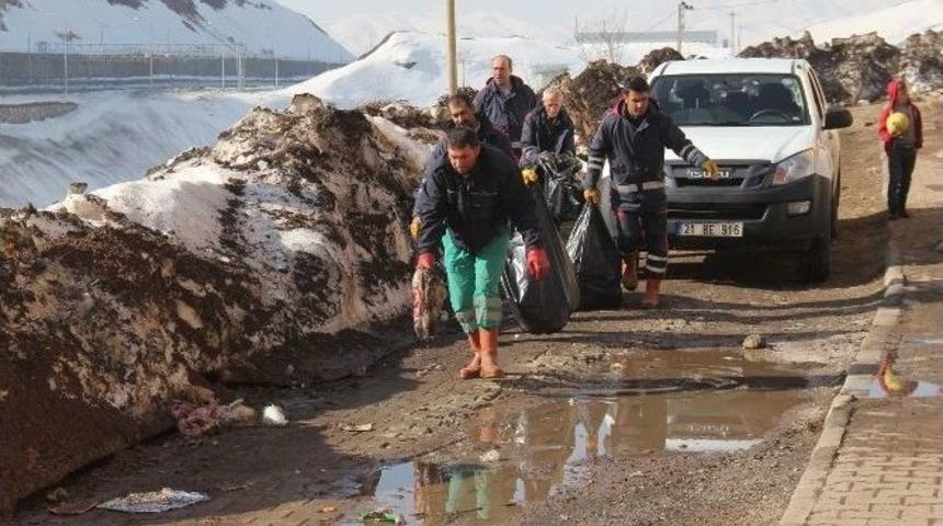 Bitlis Belediyesi&rsquo;nden Temizlik &Ccedil;alışması