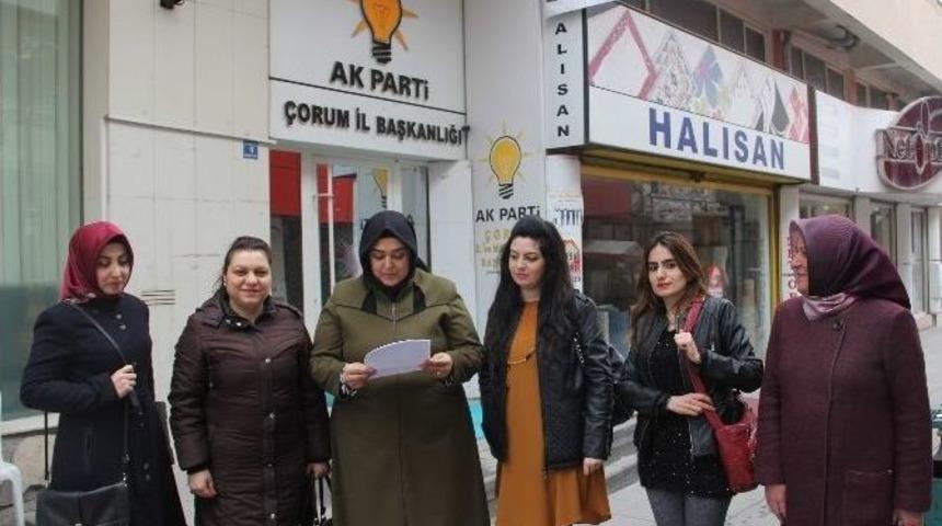 Ak Partili Kadınlar Hocalı Katliamını Kınadı