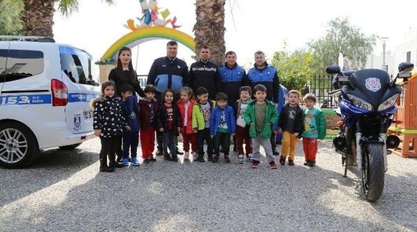 Bodrum&rsquo;da Miniklere Zabıta Ara&ccedil;ları Tanıtıldı