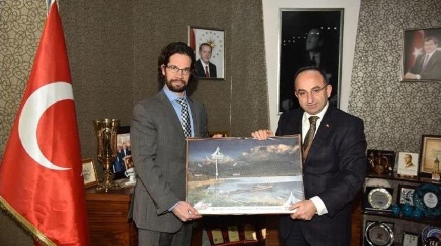 Macar Başkonsolosu&rsquo;ndan Başkan &Uuml;z&uuml;lmez&rsquo;e Ziyaret