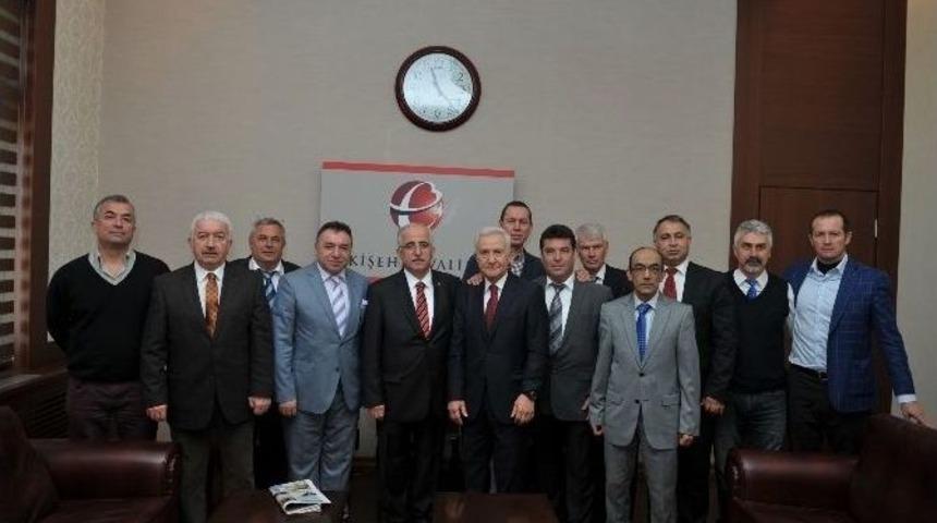 T&uuml;fad Eskişehir Şubesi Vali Tuna&rsquo;yı Ziyaret Etti