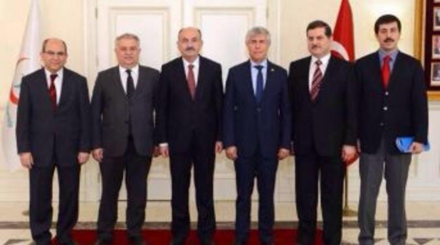 Rekt&ouml;r Şeker, Bakan M&uuml;ezzinoğlu İle G&ouml;r&uuml;şt&uuml;