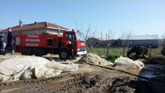 Tekirdağ’da Bin Balya Saman Kül Oldu