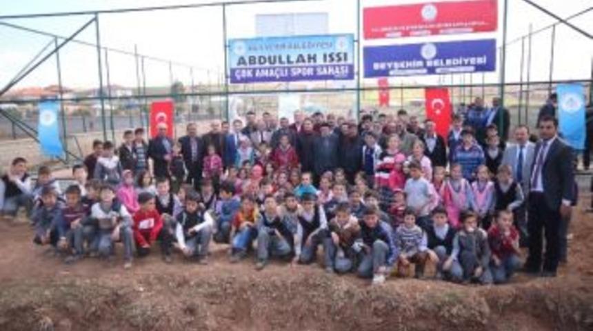 Karaali Mahallesi Abdullah Issı &Ccedil;ok Ama&ccedil;lı Spor Sahası Hizmete A&ccedil;ıldı