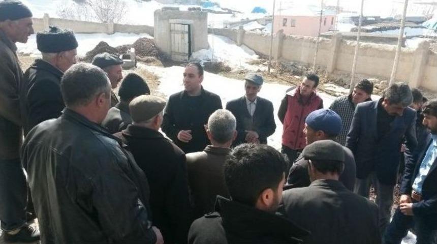 Kaymakam &Ccedil;eviren Hacıhalit K&ouml;y&uuml;n&uuml; Ziyaret Etti