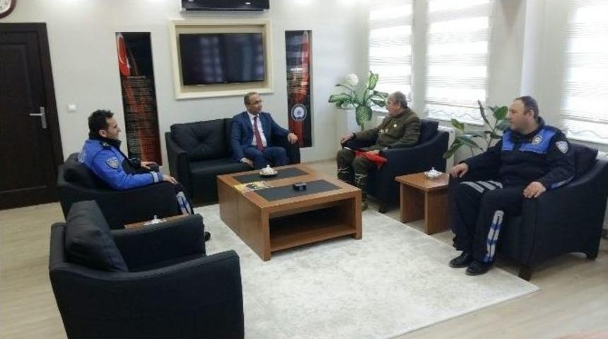 Turgut Kaçmaz’dan Emniyet Müdürlüğü’ne Ziyaret