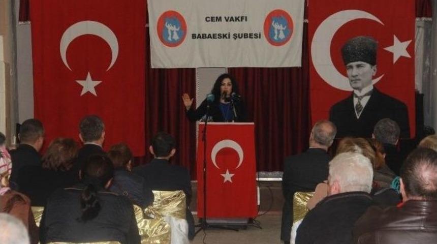 Kırklareli&rsquo;de &ldquo;cumhuriyetimizde Kadının Yeri D&uuml;n&uuml;, Bug&uuml;n&uuml;&rdquo; S&ouml;yleşisi