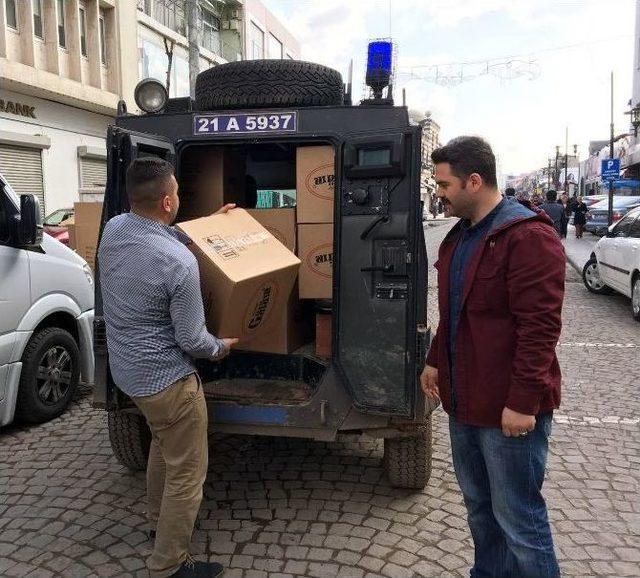 Moral Hediyeleri Sur’daki Güvenlik Güçlerine Ulaştı