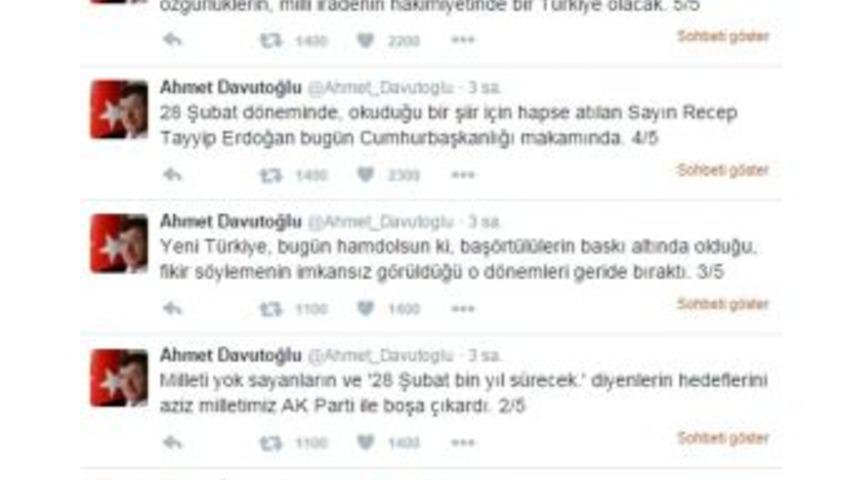 Başbakan Ahmet Davutoğlu&rsquo;ndan 28 Şubat A&ccedil;ıklaması