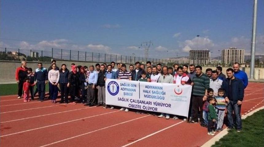 Adıyaman&rsquo;da, Sağlıklı Yaşam Y&uuml;r&uuml;y&uuml;ş&uuml; D&uuml;zenlendi