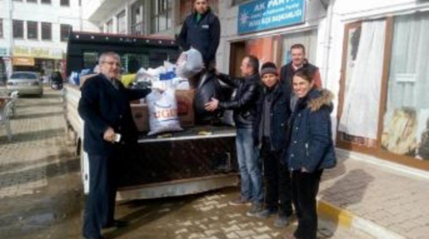 Ak Parti Daday İl&ccedil;e Başkanlığından Bayır Bucak T&uuml;rkmenlerine Yardım