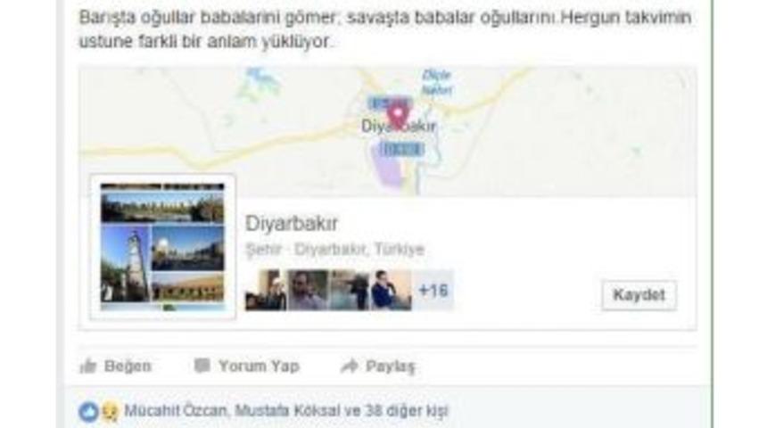 Şehidin Y&uuml;rek Burkan Sosyal Medya Paylaşımı