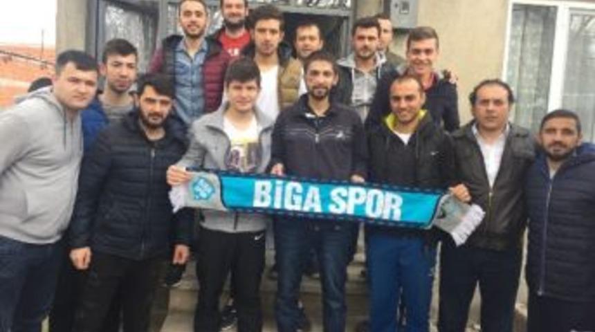 Bigaspor, Gazi Polis Memurunu Ziyaret Etti