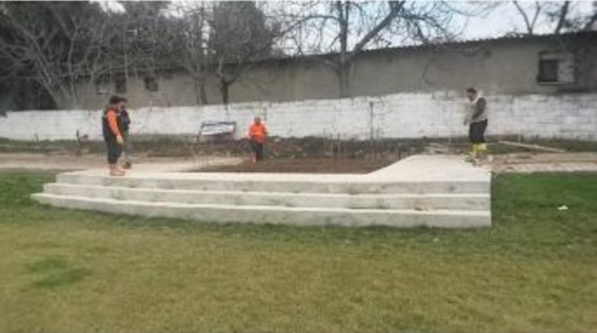 G&uuml;reş Sahasında Hummalı &Ccedil;alışma