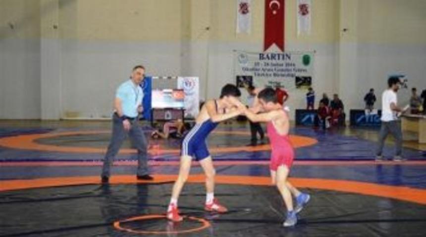 Bartın&rsquo;da G&uuml;reş M&uuml;sabakaları Sona Erdi