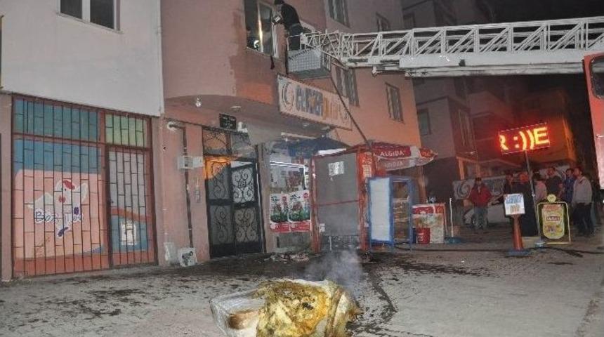 Boz&uuml;y&uuml;k&rsquo;te Prize Takılı Bırakılan Şarj Aleti Yangına Sebep Oldu