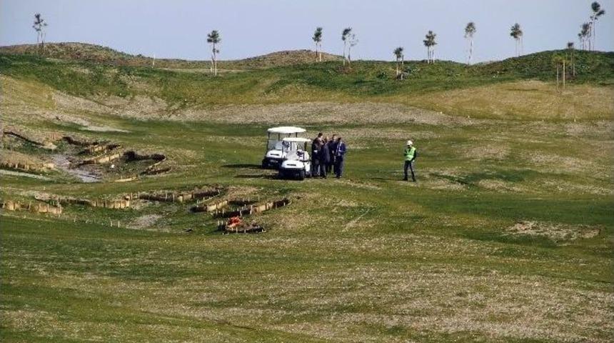 Samsun Golf Sahası 18 &Ccedil;ukura &Ccedil;ıkıyor