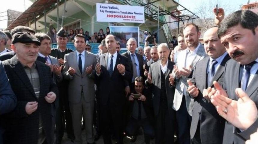 Mercimek K&ouml;y Konağının Temeli Atıldı