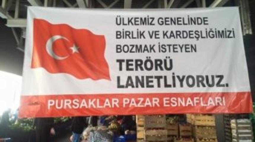 Pursaklar Esnafı Ter&ouml;r&uuml; Lanetledi