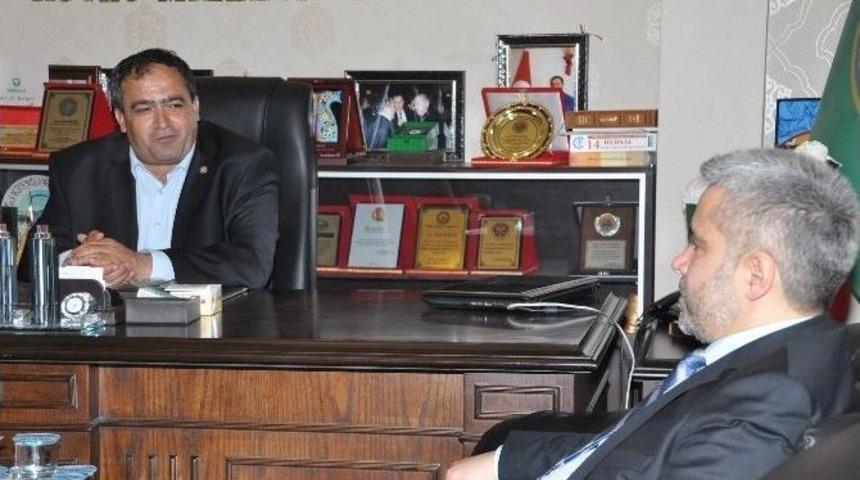 As&uuml; Rekt&ouml;r&uuml; Şahin&rsquo;den Başkan Ko&ccedil;ak&rsquo;a Ziyaret
