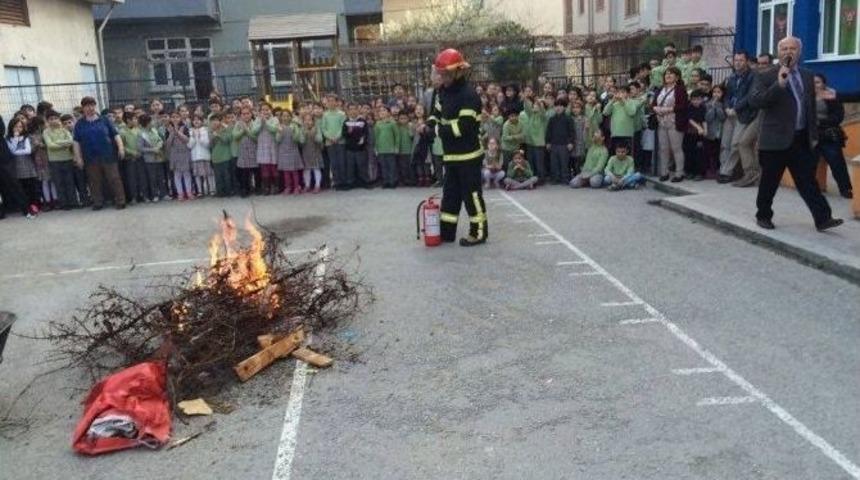 Barbaros Hayrettin Paşa İlkokulunda Deprem Tatbikatı Yapıldı