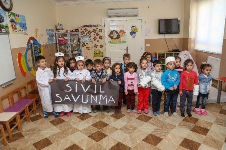 Şehitkamilli Minikler Sivil Savunma Haftasını Kutladı G3